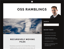 Tablet Screenshot of ossramblings.com